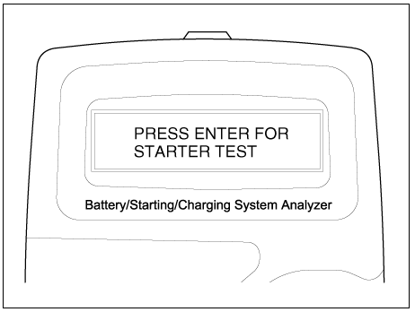 Starter Test Procedure