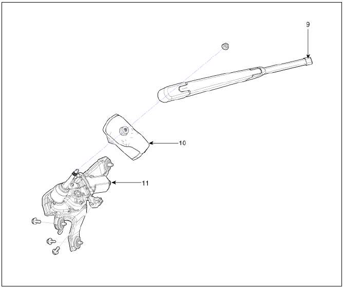 Windshield Wiper/Washer / Components And Components Location