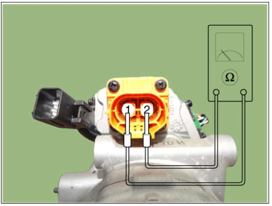 Electric A/C Compressor inverter inspection